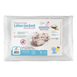 Travesseiro Látex Sintético Lavável Baby Antissufocante