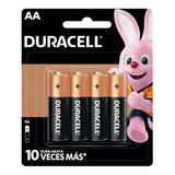 Duracell Pila Alcalina Aa Blister Con 4 Baterias Mod.mn1500