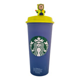 Vaso Starbucks Reusable Con Stopper De Oso