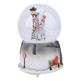 Xiaery Globo De Nieve Musical Colorido, Bola Musical Caja