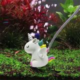 Touker Decoración De Unicornio Para Acuario Con Piedra De Bu