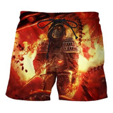Pantalones Cortos De Playa Con Estampado 3d Mortal Kombat