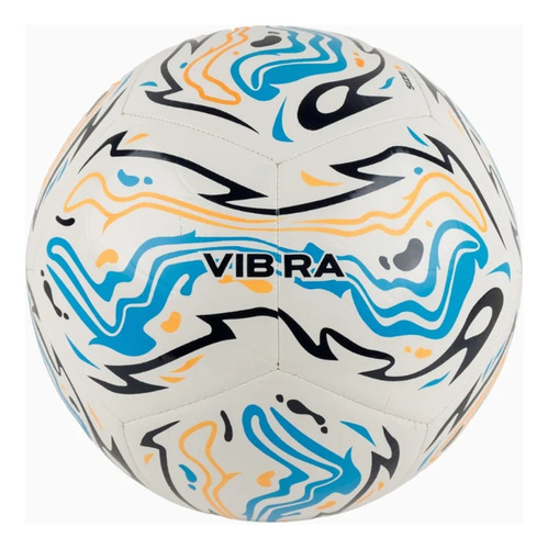 Pelota Futbol N°5 Drb Entrenamiento Campo Butilo Recreativa Color Blanco/celeste