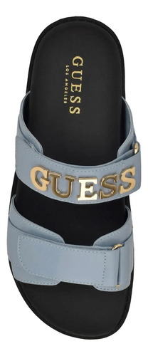 Sandalia Guess Para Mujer Azul Gfstetsen | Meses sin interés