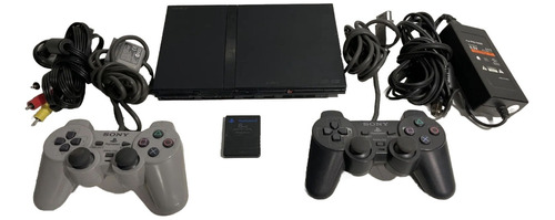 Consola Sony Playstation 2 Ps2 Original 2 Controles + 64 Gb