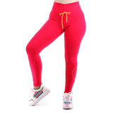 Calça Esportiva Femina Cajubrasil Rosa Compressão Academia