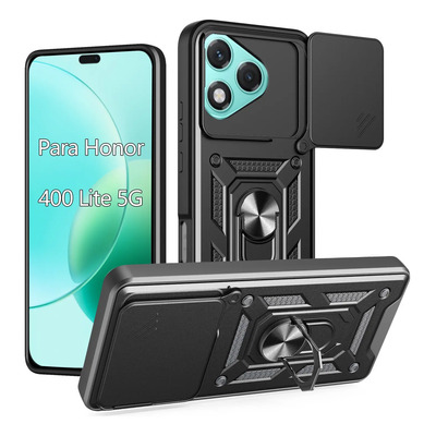 Dbgjjr Funda Para Honor 400 Lite 5g Case Uso Rudo Soporte Anillo Protector De Cámara Acrílico Carcasa Cover