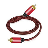 Cable De Audio Coaxial Digital De 20 Pies, 1 Rca Macho A 1 R