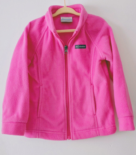 Campera Columbia Nena Rosa Chicle