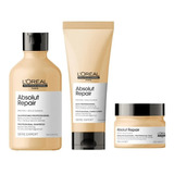 Loreal Profesional Kit Absolut Shampoo+acondicionador+masc