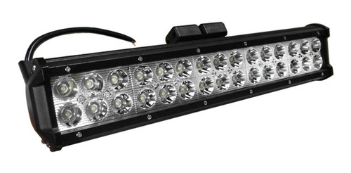 Faro Auxiliar Universal Barra De 30 Leds 90w 370 Mm Cristal 