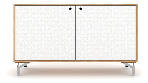 Credenza Minimalista Recibidor Con 2 Puertas Mmoderna