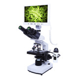 Microscópio Biológico Di-1200 Com Tela E Microscópio Manual