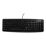 Teclado Maxell Kb-90 Negro Con Cable Usb Pc Mac Win Español