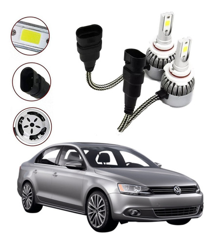 Kit Lâmpadas Super Led Farol Milha Jetta 2011 2012 2013