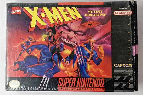 X-men Mutant Apocalypse Super Nintendo Snes En Caja Rtrmx Vj