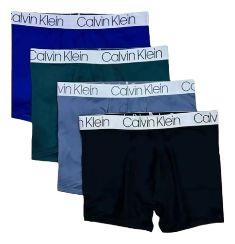 Boxer Trunk Calvin Klein Microfibra Paquete 4 Calzoncillos