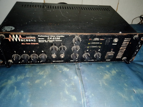 Amplificador Macrons Sx-2100 Profissional 