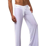 Pantalones De Yoga Lisos Para Hombre, Informales, Sueltos
