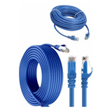 Kit Duplo Cabo Rede 10m Cat5e Internet Veloz Lan Crimpado