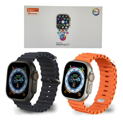 Relogio Smartwatch W69+ Ultra 49mm Series 10 Amoled 2024 