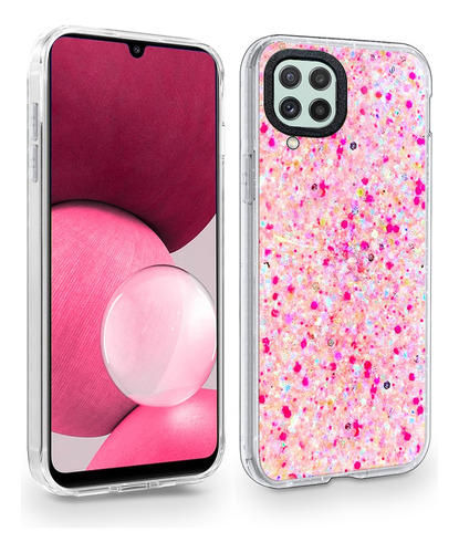 Funda Samsung Uso Rudo Mujer Brillantes Protección Cámara