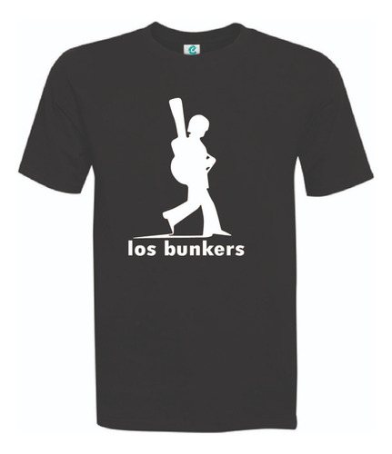 Polera  Los Bunkers Grupo Chileno  Banda Rock, Polo Algodón