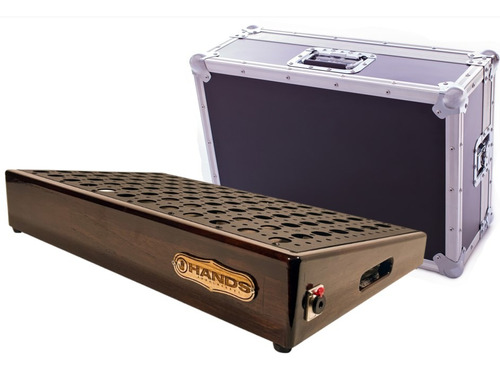 Pedalboard Imbuia Hands Custom  60×30 Com Flightcase