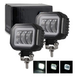 Led Auxiliares Par Faros Ojos De Ángel 4'' Faro Niebla Luz