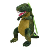 Mochila Maleta Dinosaurio Peluche Colgar Morral Niños Correa