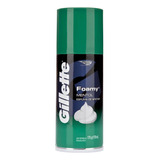 Espuma Para Afeitar Gillette Foamy Mentol 175 G