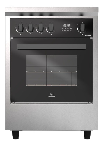 Cocina Morelli Prego 600 Touch Inox 4 Hornallas Con Visor D1