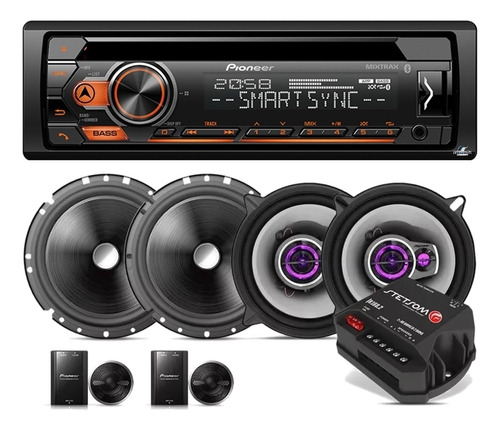 Kit Completo Toca Cd Pioneer Deh-s4280bt + Falante + Modulo