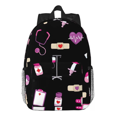 Mochilas Con Bonito Patrón Médico De Hospital, Regalo For