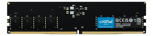 Memoria Ram Para Pc 16gb Crucial Ddr5 5200mhz Cl42 Udimm