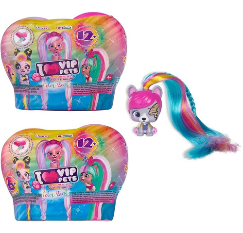 Juguete Niño Toys Vip Pets Mini Fans Color Boost S2 Pack 2