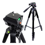 Tripé 1.80mt Câmera Profissional Canon Whz + Suporte Celular