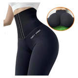 Legging Entrenamiento Fitness Con Faja Modeladora Elasticida