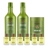 Kit Shampoo Condicionador + Máscara + 6 Óleo Argan Oil Inoar