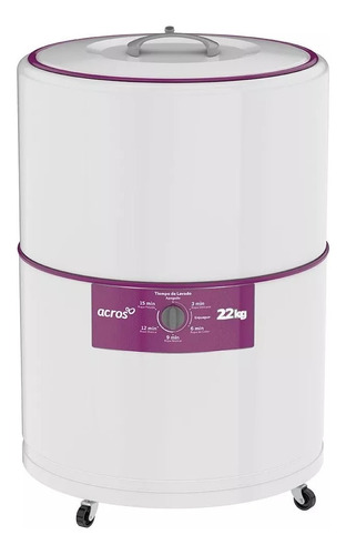 Acros Lavadora 22 Kg Acero Porcelanizado Blanco