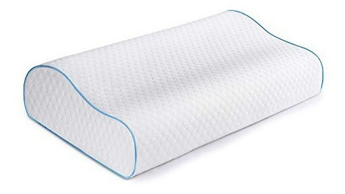 Almohada De Aloe Vera Ortopédica Cool Pillow Indeformable Blanca