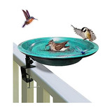 Deck Mounted Bird Bath For Outside, Detachable Birdbath...