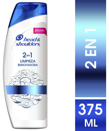 Shampoo 2 En 1 Limpieza Renovadora 375ml