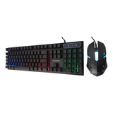 Kit Teclado Mouse Gamer Led Semi-mecânico Usb Dw 300 Oferta