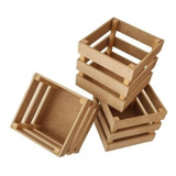 Huacal Mdf 10 X 10 Cm (20 Pzas) Dulcero, Envio Gratis