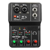 Mesa Mixer Placa De Som Interface De Audio Usb Pc