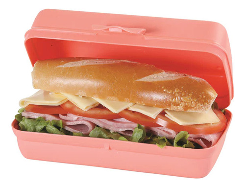 Mini Vianda Tupperware Sandwichera 1,3 L 19x9,5x7 Cm Niños