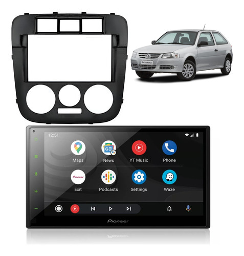 Multimidia Pioneer Dmh-a4480bt Carplay Android Auto Gol G4