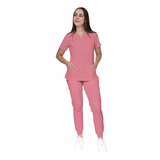 Uniforme Médico Pant Jogger Conjunto Quirúrgico Cierre Dama