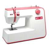 Máquina De Coser Alfa Style 20 Portable Blanca Y Rosa